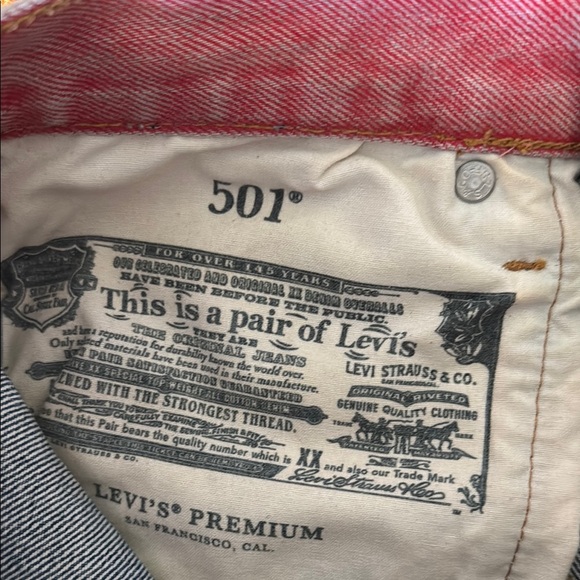 Levi’s 501 Colorful Denim Women's Shorts - Picture 4 of 6